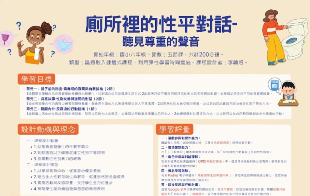 廁所裡的性平對話：聽見尊重的聲音
